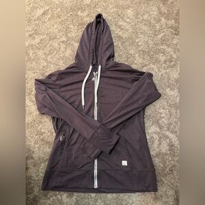 Vuori Plum Full-Zip Hoodie